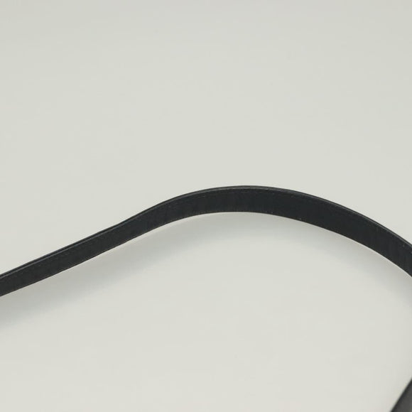 Christian Dior Trotter Canvas Shoulder Bag Navy Gold Auth BA2763