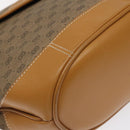GUCCI Micro GG Supreme Shoulder Bag PVC Beige Gold Auth BA2767-14