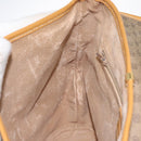 GUCCI Micro GG Supreme Shoulder Bag PVC Beige Gold Auth BA2767-20
