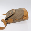 GUCCI Micro GG Supreme Shoulder Bag PVC Beige Gold Auth BA2767-5