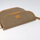 GUCCI Micro GG Supreme Shoulder Bag PVC Beige Gold Auth BA2767-6