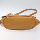 GUCCI Micro GG Supreme Shoulder Bag PVC Beige Gold Auth BA2767-5