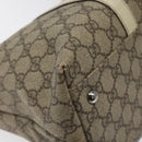 GUCCI GG Supreme Hand Bag PVC Beige Gold 116 02 080 Auth BA2772-14