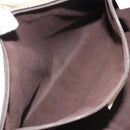 GUCCI GG Supreme Hand Bag PVC Beige Gold 116 02 080 Auth BA2772-21