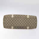 GUCCI GG Supreme Hand Bag PVC Beige Gold 116 02 080 Auth BA2772-5