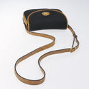 CELINE Shoulder Bag Canvas Black Gold Auth BA2774-7