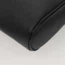 Christian Dior Honeycomb Canvas Shoulder Bag PVC Navy gold Auth BA2781-13