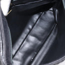 BALLY Chain Shoulder Bag Leather Black Gold Auth BA2785-16