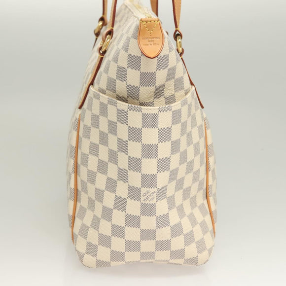 LOUIS VUITTON Damier Azur Totally MM Tote Bag N51262 LV Auth BA2803