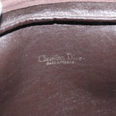 Christian Dior Trotter Canvas Shoulder Bag Brown Gold Auth BA2808-11