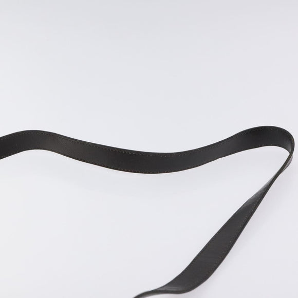 Christian Dior Trotter Canvas Shoulder Bag Brown Gold Auth BA2808