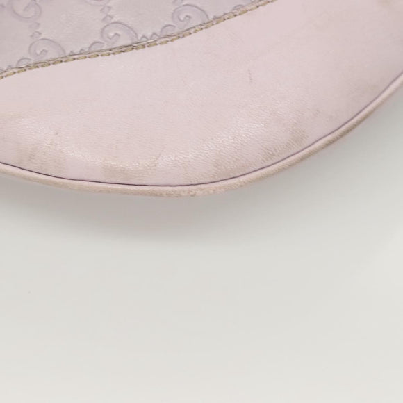 GUCCI GG Canvas Guccissima Bag Leather Outlet Purple Gold 272380 Auth BA2809