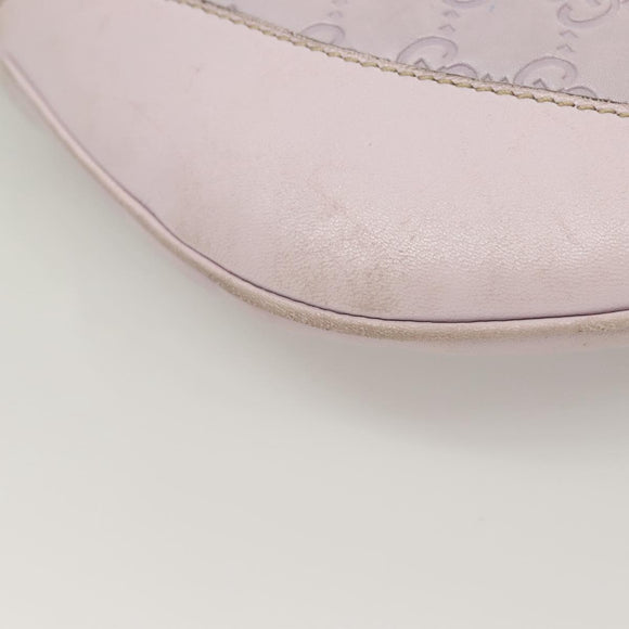 GUCCI GG Canvas Guccissima Bag Leather Outlet Purple Gold 272380 Auth BA2809