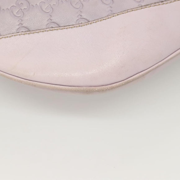 GUCCI GG Canvas Guccissima Bag Leather Outlet Purple Gold 272380 Auth BA2809