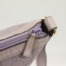 GUCCI GG Canvas Guccissima Bag Leather Outlet Purple Gold 272380 Auth BA2809-10