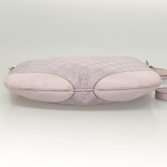 GUCCI GG Canvas Guccissima Bag Leather Outlet Purple Gold 272380 Auth BA2809