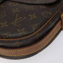 LOUIS VUITTON Monogram Jeune Fille GM Shoulder Bag M51225 LV Auth BA281-15