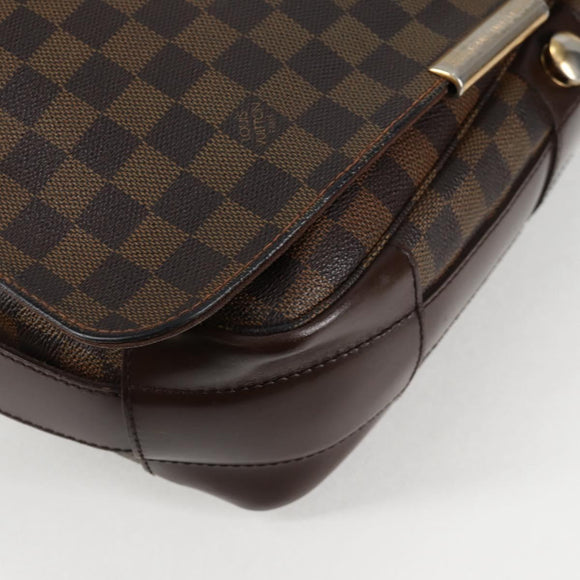 LOUIS VUITTON Damier Ebene Bastille Shoulder Bag N45258 LV Auth BA2818