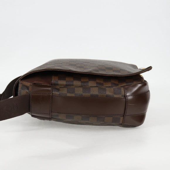 LOUIS VUITTON Damier Ebene Bastille Shoulder Bag N45258 LV Auth BA2818