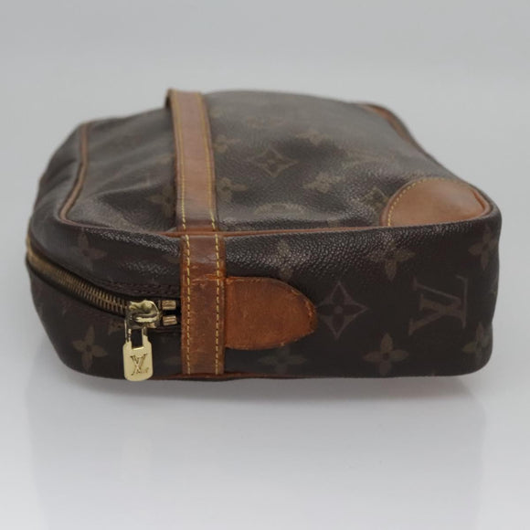 LOUIS VUITTON Monogram Compiegne 28 Clutch Bag M51845 LV Auth BA282