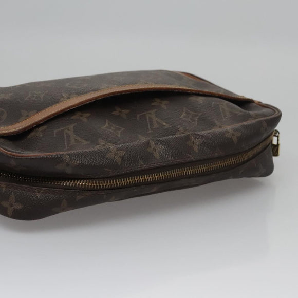 LOUIS VUITTON Monogram Compiegne 28 Clutch Bag M51845 LV Auth BA282