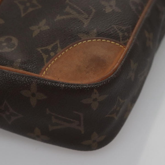 LOUIS VUITTON Monogram Compiegne 28 Clutch Bag M51845 LV Auth BA282