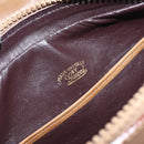 GUCCI Micro GG Canvas Shoulder Bag Brown Gold Auth BA2829-18
