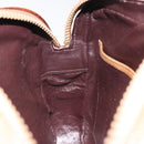 GUCCI Micro GG Canvas Shoulder Bag Brown Gold Auth BA2829-20