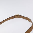 GUCCI Micro GG Canvas Shoulder Bag Brown Gold Auth BA2829-8