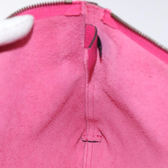 GUCCI Clutch Bag Leather Pink Gold 500984 Auth BA2830