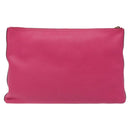 GUCCI Clutch Bag Leather Pink Gold 500984 Auth BA2830-2