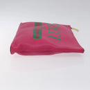 GUCCI Clutch Bag Leather Pink Gold 500984 Auth BA2830-3