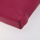 GUCCI Clutch Bag Leather Pink Gold 500984 Auth BA2830-7