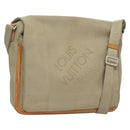 LOUIS VUITTON Damier Geant Messager NM Shoulder Bag Gray LV Auth BA2846-1