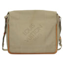 LOUIS VUITTON Damier Geant Messager NM Shoulder Bag Gray LV Auth BA2846-13