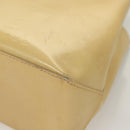 LOUIS VUITTON Monogram Vernis Reade PM Hand Bag Beige M91334 LV Auth BA2848-16