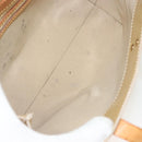 LOUIS VUITTON Monogram Vernis Reade PM Hand Bag Beige M91334 LV Auth BA2848-11