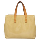 LOUIS VUITTON Monogram Vernis Reade PM Hand Bag Beige M91334 LV Auth BA2848-2
