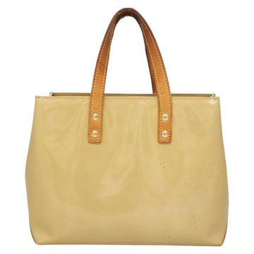 LOUIS VUITTON Monogram Vernis Reade PM Hand Bag Beige M91334 LV Auth BA2848 - 0
