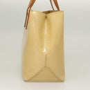 LOUIS VUITTON Monogram Vernis Reade PM Hand Bag Beige M91334 LV Auth BA2848-3