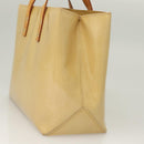 LOUIS VUITTON Monogram Vernis Reade PM Hand Bag Beige M91334 LV Auth BA2848-4