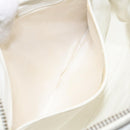 CHANEL Matelasse  Chain Shoulder Bag Lamb Skin White Gold CC Auth BA2855-21