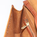 MCM Logogram Vicetos Shoulder Bag PVC Leather Brown Gold Auth BA2858-18