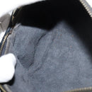 MCM Logogram Vicetos Shoulder Bag PVC Leather White Navy gold Auth BA2859-19