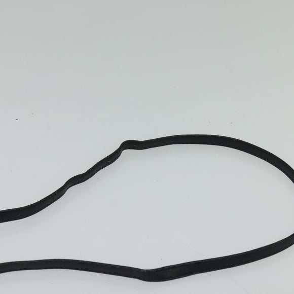 MCM Logogram Vicetos Shoulder Bag PVC Leather White Navy gold Auth BA2859