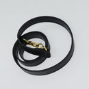 Christian Dior Trotter Canvas Handtas PVC 2-weg Marine Goud Auth BA2861-21