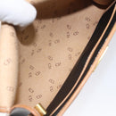 Christian Dior Shoulder Bag PVC Leather Black Gold Auth BA2862-17