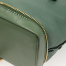 Chloe Ellen Tote Bag Leather Green Auth BA2869-13