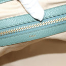 Chloe Ellen Tote Bag Leather Green Auth BA2869-15