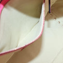 VALENTINO Rock Studs Hand Bag Leather 2way Pink Gold Auth BA2876-23